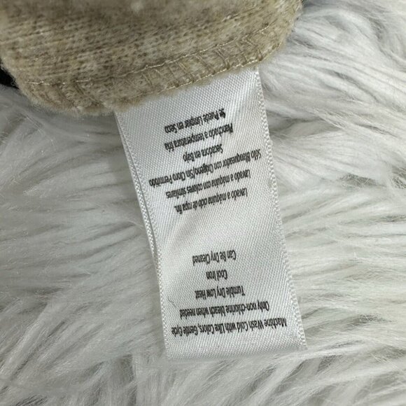 Jachs Men’s Off-White Gorpcore Teddy 1/4 Snap Sherpa Casual Pullover L/C50 - Picture 8 of 11